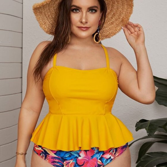 shein tankini plus size